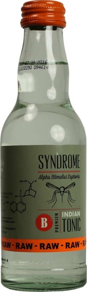 Syndrome Premium Indian Raw Tonic Water 0,2 l