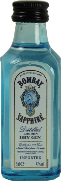 Bombay Sapphire Gin 47% Mini 5cl