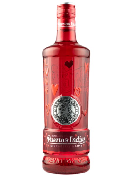Puerto de Indias Gin Strawberry &amp; Love 0,7 Liter Limited Edition