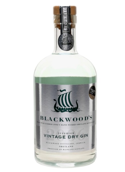 Blackwoods Vintage Dry Gin 2006 0,7 Liter