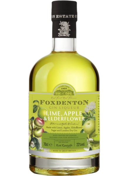 Foxdenton Lime, Apple &amp; Elderflower 0,7 Liter