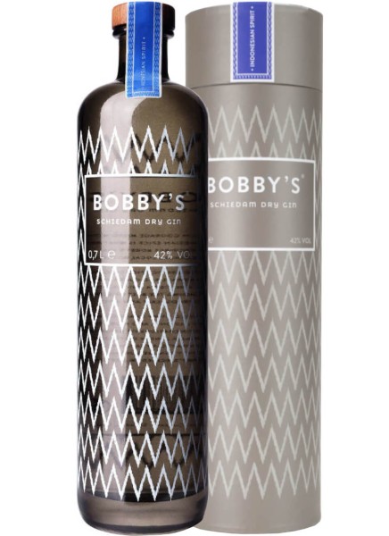 Bobbys Schiedam Dry Gin 0,7 Liter in der Geschenkbox