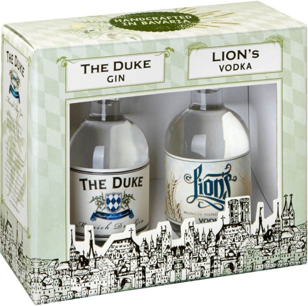 The Duke Gin &amp; Lions Vodka Miniatur-Set 0,2 Liter