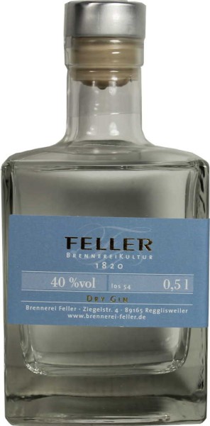 Feller Dry Gin 0,5 Liter
