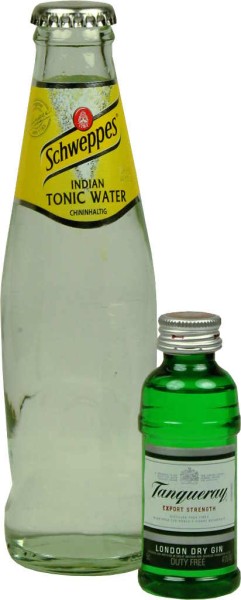 Tanqueray Schweppes Gin Tonic Set Mini 0,25 Liter