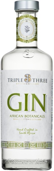Triple Three African Botanicals Gin 0,5 Liter