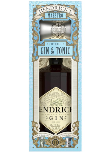 Hendrick&#039;s Gin 0,7 Liter mit Jigger