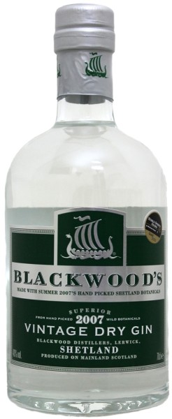Blackwoods Vintage Dry Gin