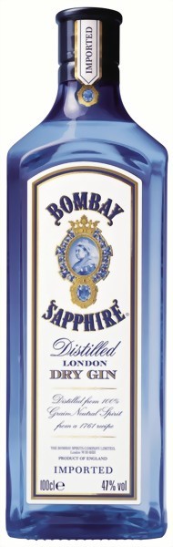 Bombay Sapphire London Dry Gin 47% 1l