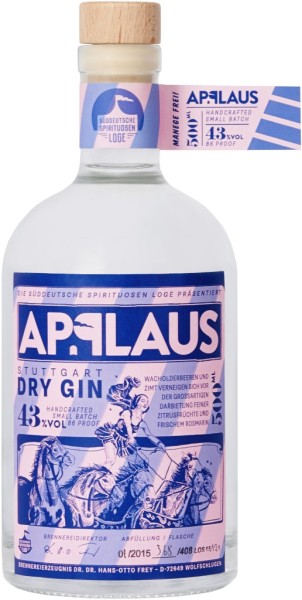 Applaus Dry Gin 0,5 Liter