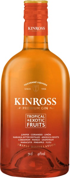 Kinross Gin Tropical &amp; Exotic Fruits 0,7l