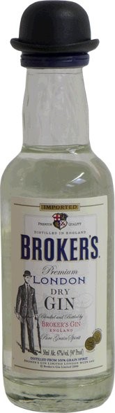 Brokers Gin 47% Mini 5cl