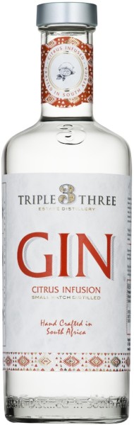 Triple Three Citrus Infusion Gin 0,5l