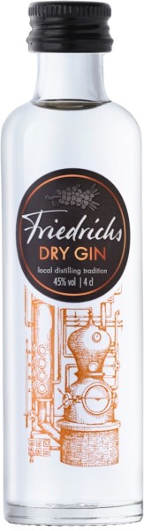 Friedrichs Dry Gin Mini 0,05 Liter