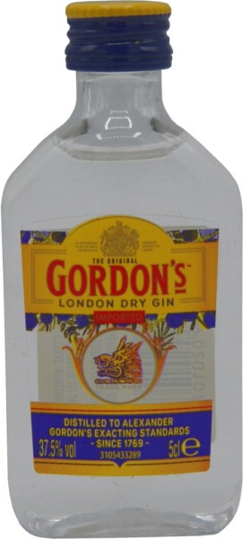 Gordons London Dry Gin Mini 0,05 Liter