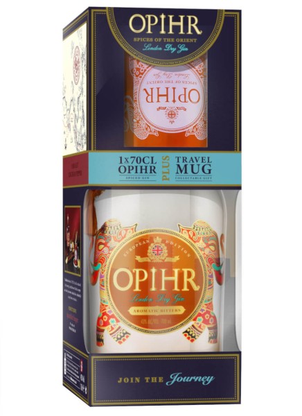 Opihr Gin European Edition 0,7 Liter mit Becher