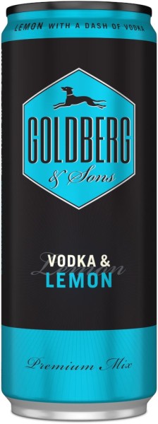 Goldberg Vodka &amp; Lemon 0,33 Liter Dose