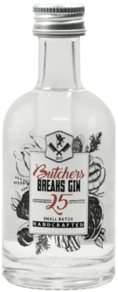 Butchers Breaks 25 Gin Mini 0,05 Liter