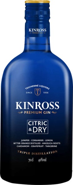 Kinross Gin Citric &amp; Dry 0,7l
